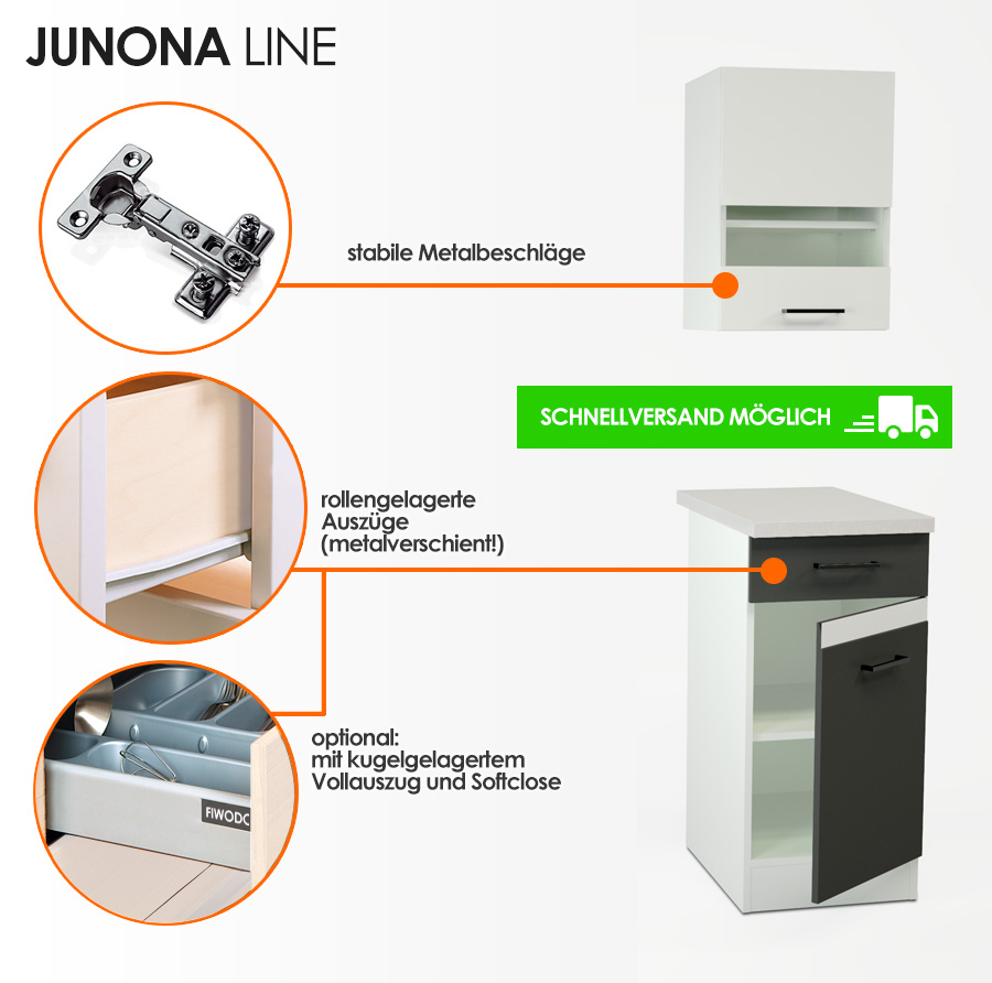 Küchen Beschreibung JUNONA LINE